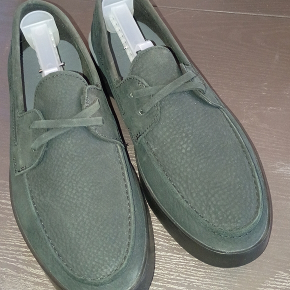 Sperry Men\'s 9M Charcoal Gray Rippled Slip On Unique Loafer NEW GOLD CUP